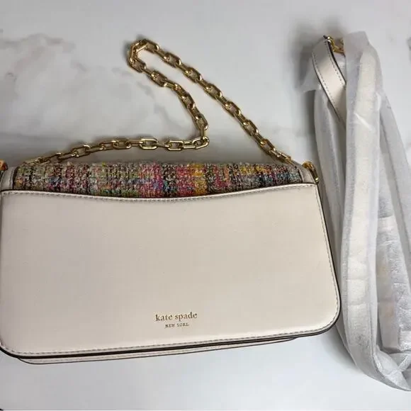 Kate Spade Dakota Tweed Small Crossbody purse - Picture 11 of 16